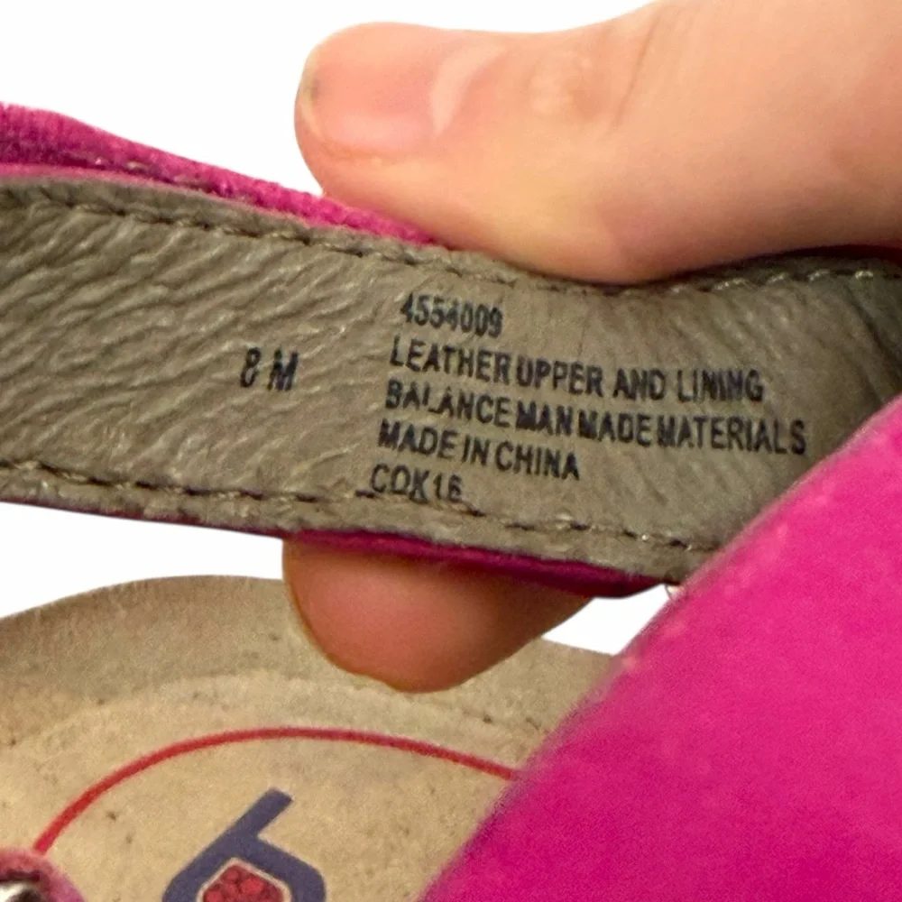 Bionica Women's Pink Sandals Size 8 - Picture 4 of 8